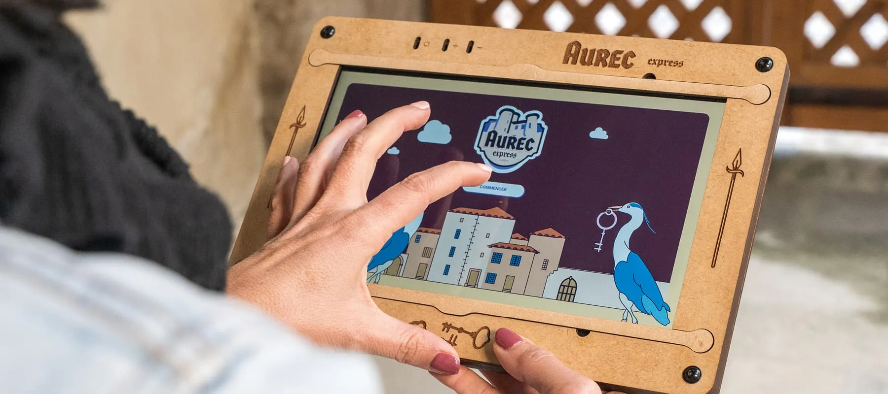 Aurec Express – Design global, UI & web design, Illustration pour Château d'Aurec-sur-Loire